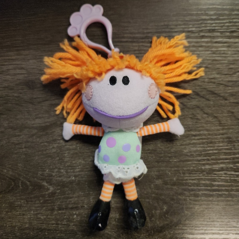 Vintage Blue's Room Frederica Fred Talking Mini Plush 2003 Bag Clip Hard To Find